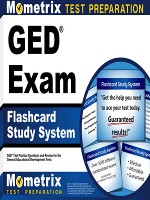 cover image of GED Exam Flashcard Study System
